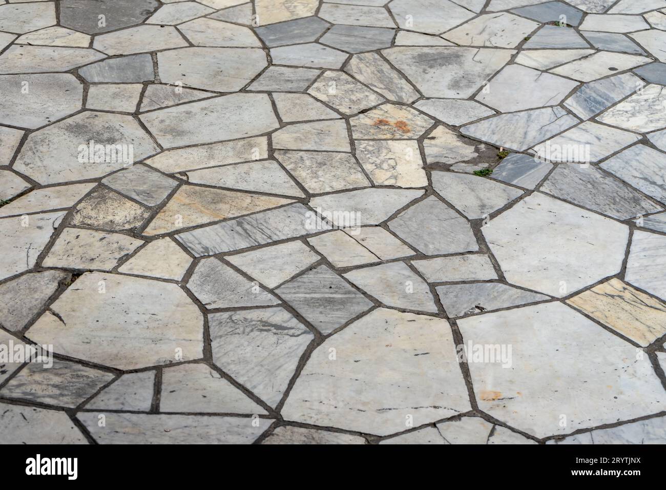 stone pavement marble texture background Stock Photo