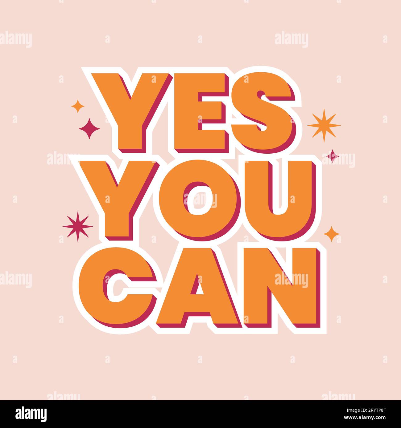 Yes you can quotes stock vector. Illustration of concept - 86574912