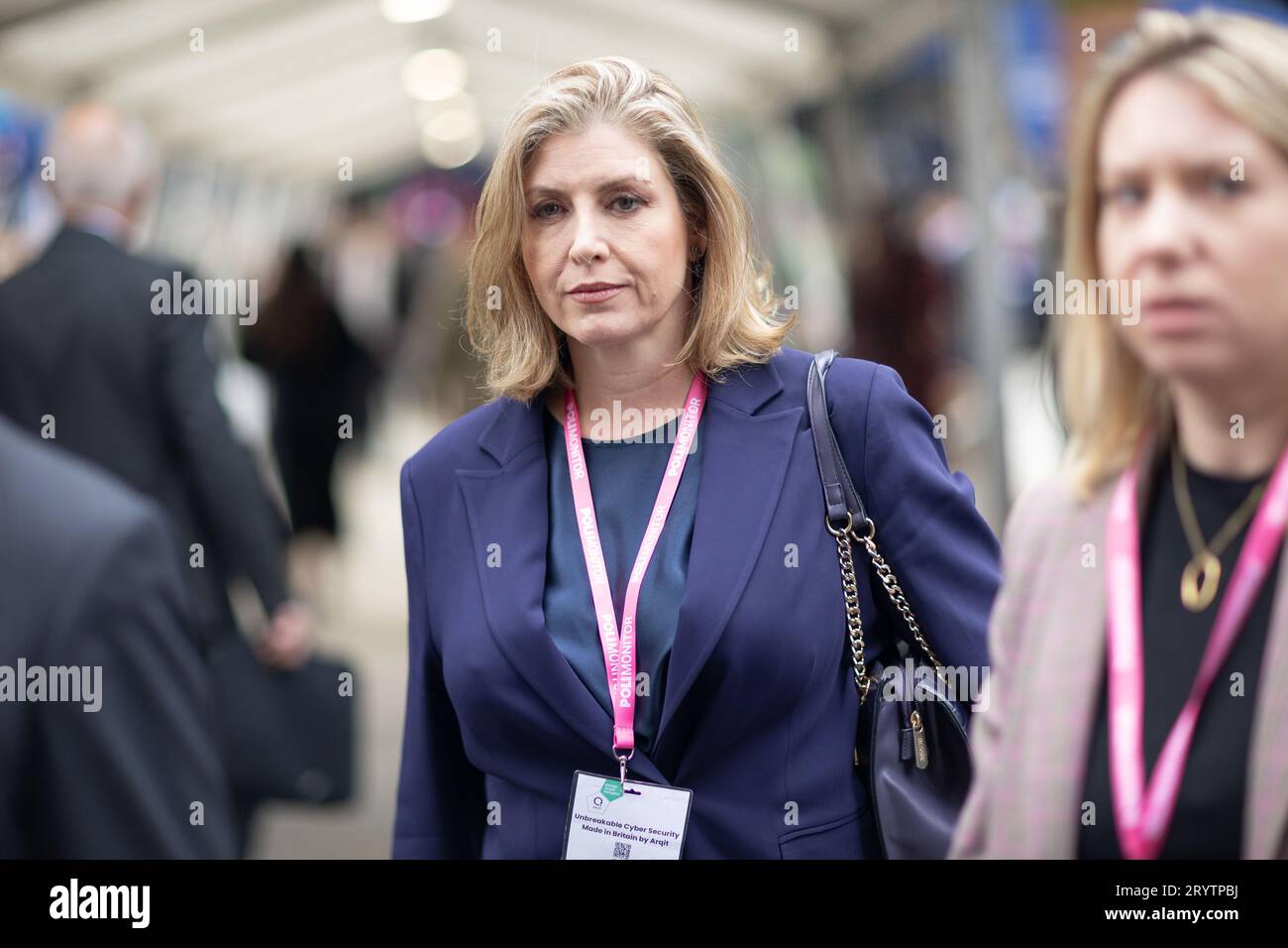 Penny Mordaunt MP, Leader of the House of Commons, during the Conservative Party Conference at Manchester Central Convention Complex, Manchester on Monday 2nd October 2023. (Photo: Pat Scaasi | MI News) Credit: MI News & Sport /Alamy Live News Stock Photo