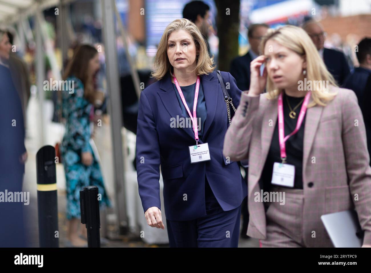 Penny Mordaunt MP, Leader of the House of Commons, during the Conservative Party Conference at Manchester Central Convention Complex, Manchester on Monday 2nd October 2023. (Photo: Pat Scaasi | MI News) Credit: MI News & Sport /Alamy Live News Stock Photo