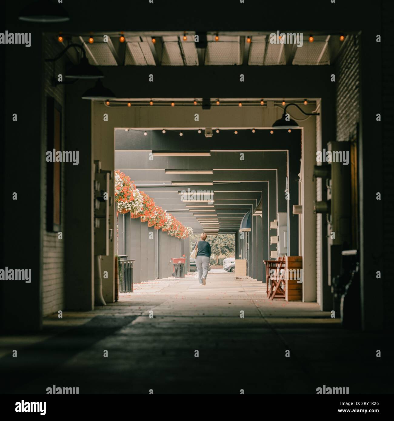 Sunlit stroll through narrow hi-res stock photography and images - Alamy