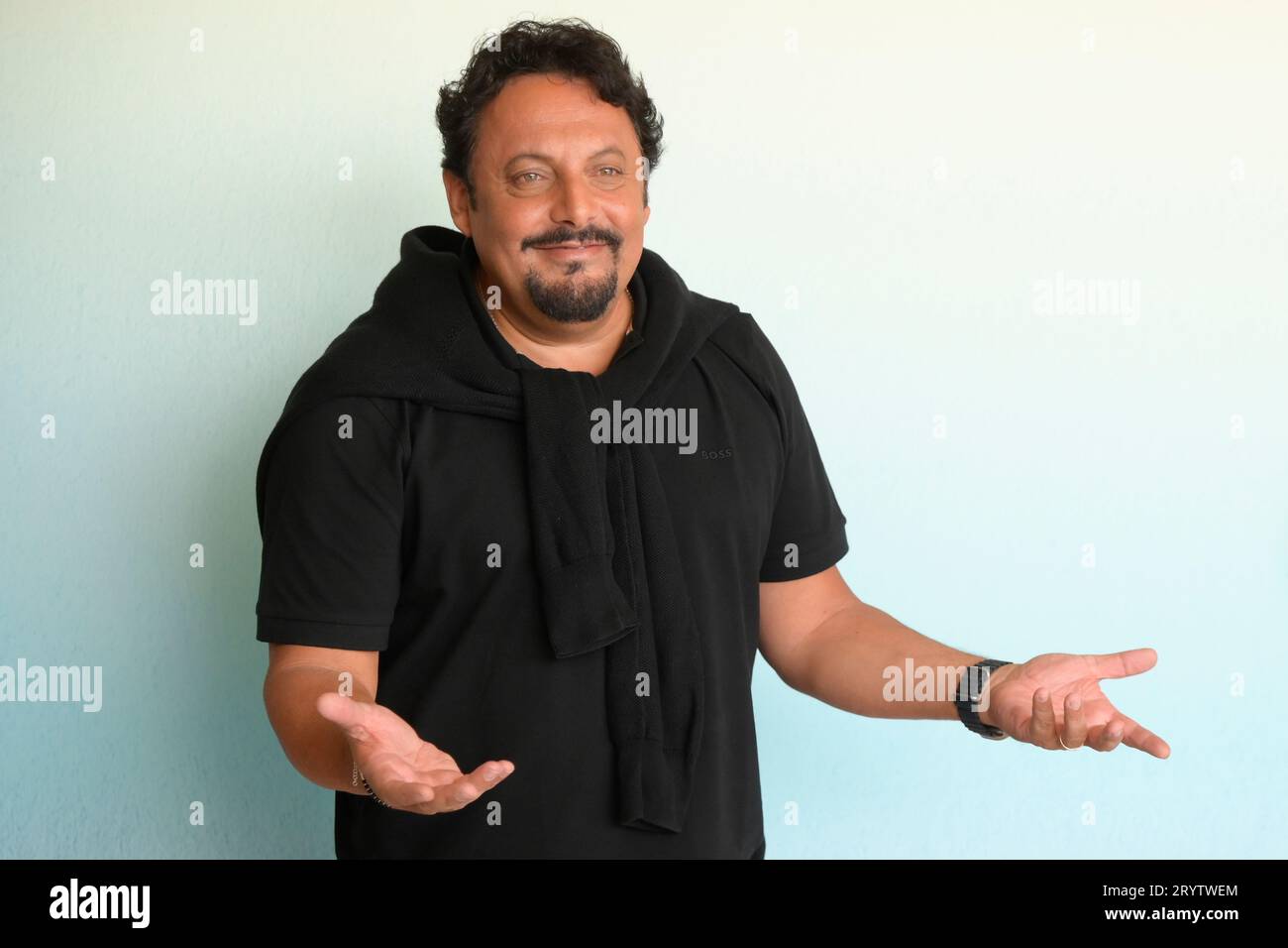 Rome, Italy. 02nd Oct, 2023. Enrico Brignano attends at the photocall