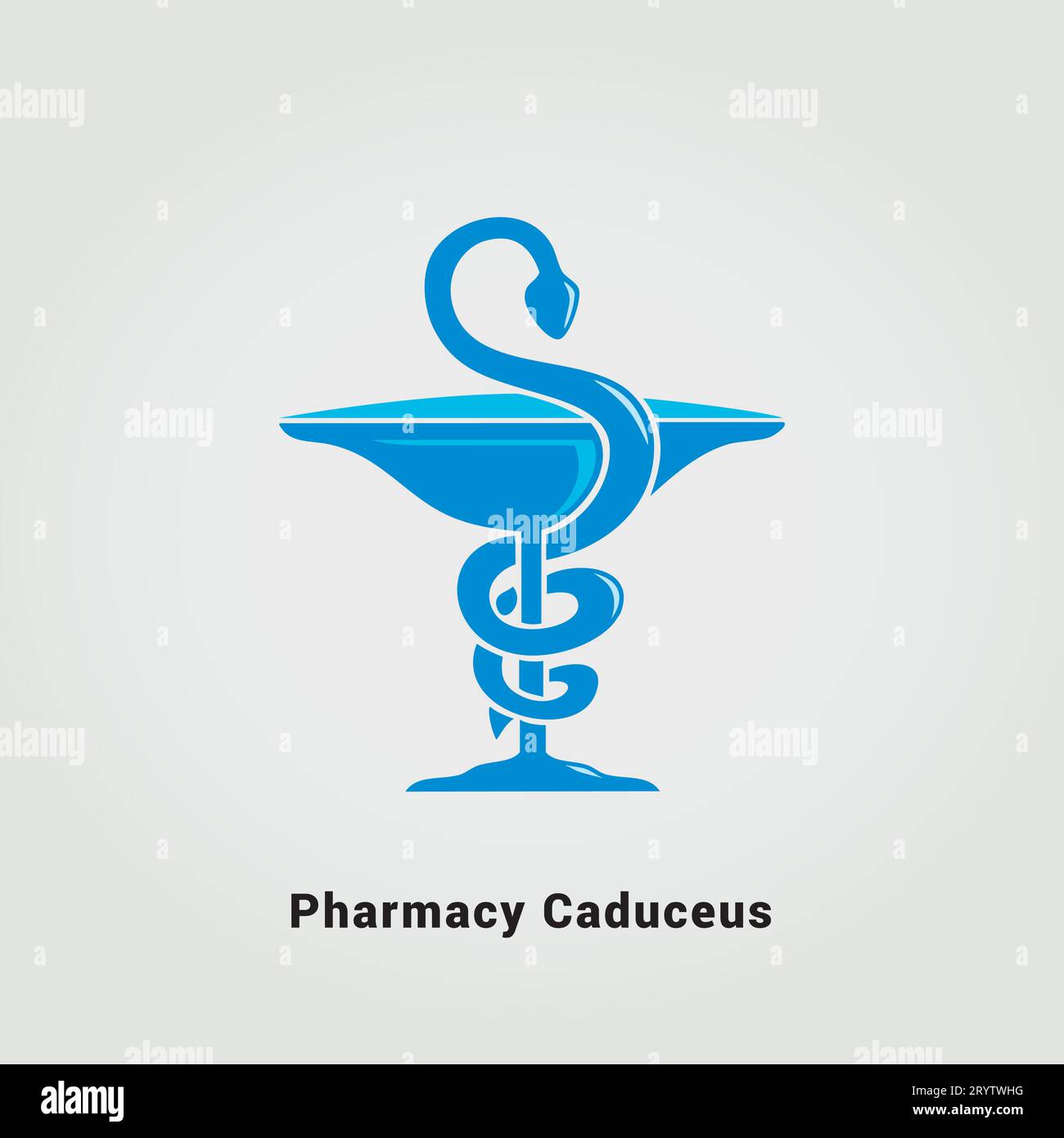 Pharmacy caduceus symbol icon hi-res stock photography and images - Alamy