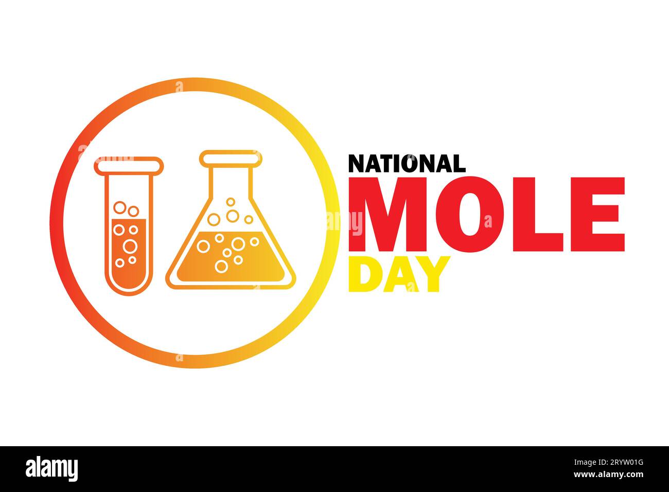National Mole Day. Vector illustration. Design template for banner, poster or print Stock Vector