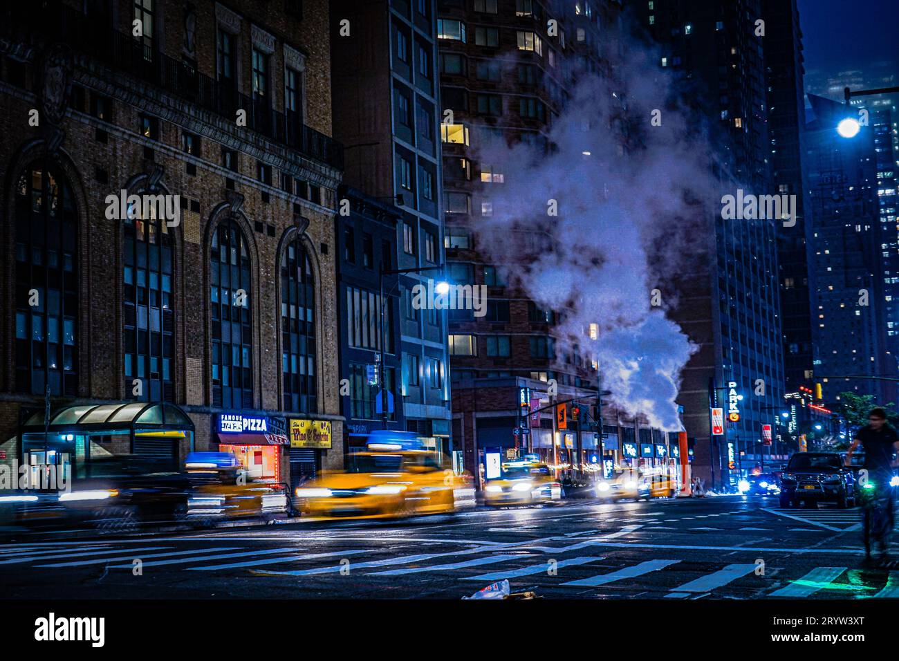 High density city night hi-res stock photography and images - Alamy