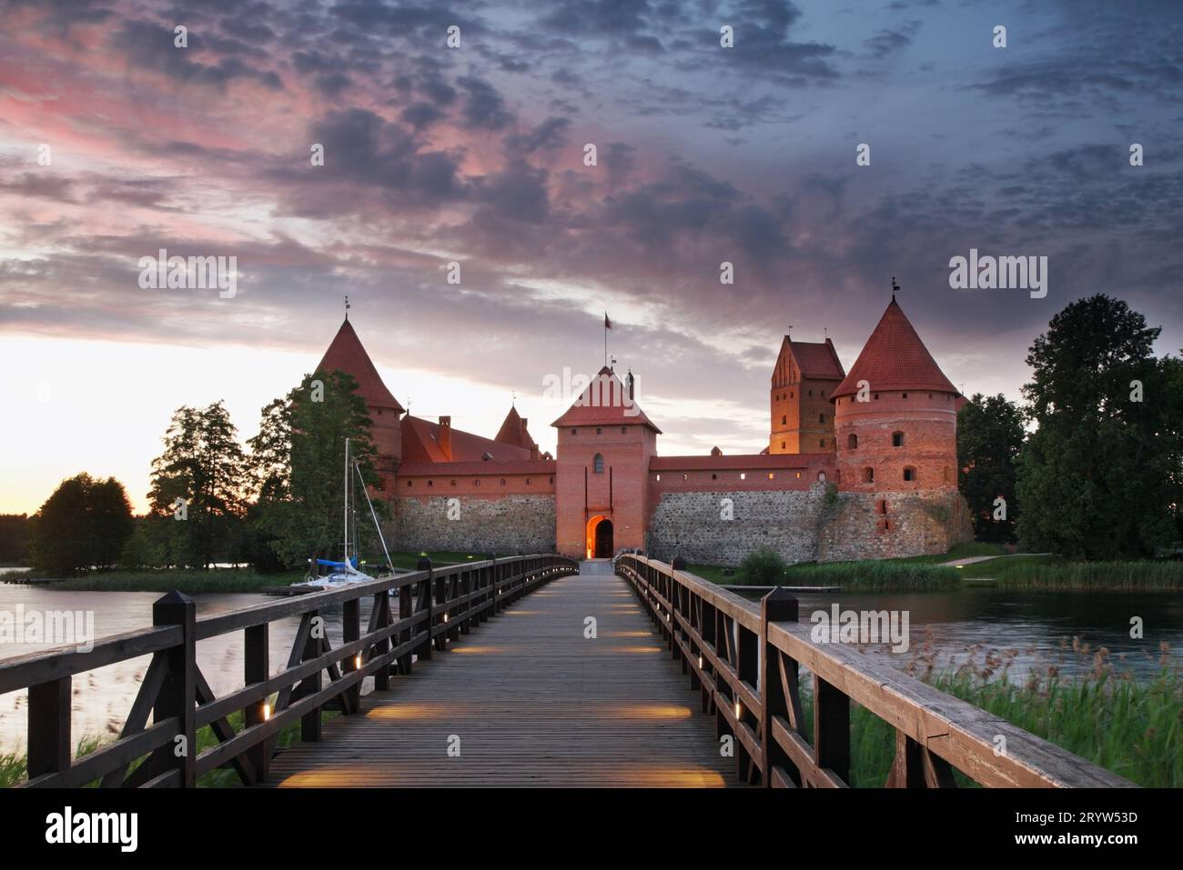 Trakai Rudeni Trakai island castle historical hi-res stock photography and images - Alamy