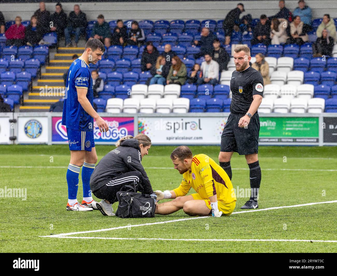 Keffefa During the FA Cup match against Warrington Rylands FC Macclesfield ...
