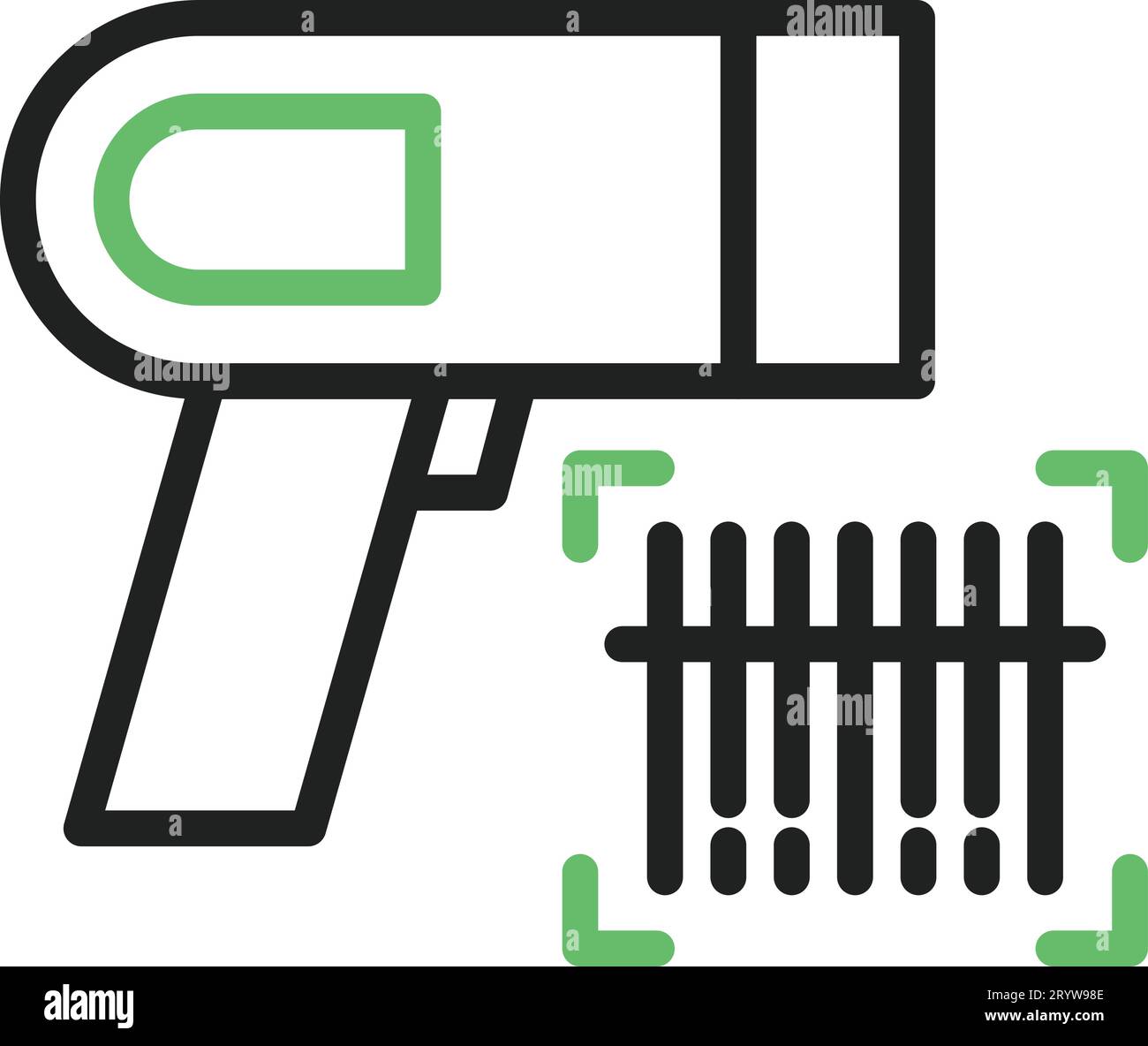 Barcode Scanner icon vector image. Suitable for mobile application web application and print media. Stock Vector