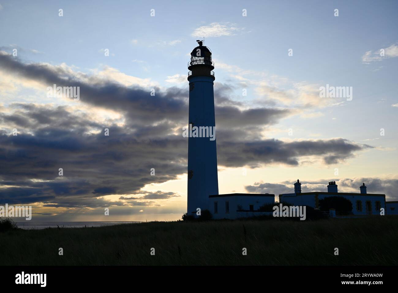 Barns Ness Lighthouse east Lothian Stock Photo Alamy