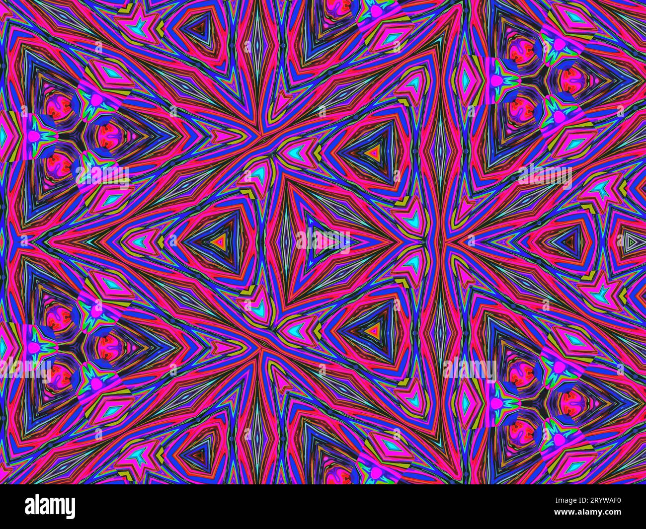 "A vibrant Abstract Kaleidoscope Art these art pieces capture striking and thought-provoking images that evoke emotions and stimulate the imagination" Stock Vector