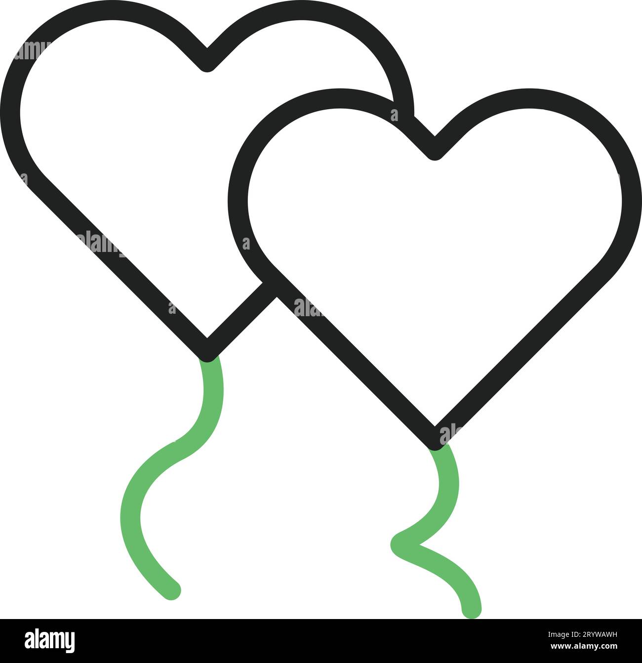 Balloons icon vector image Stock Vector Image & Art - Alamy