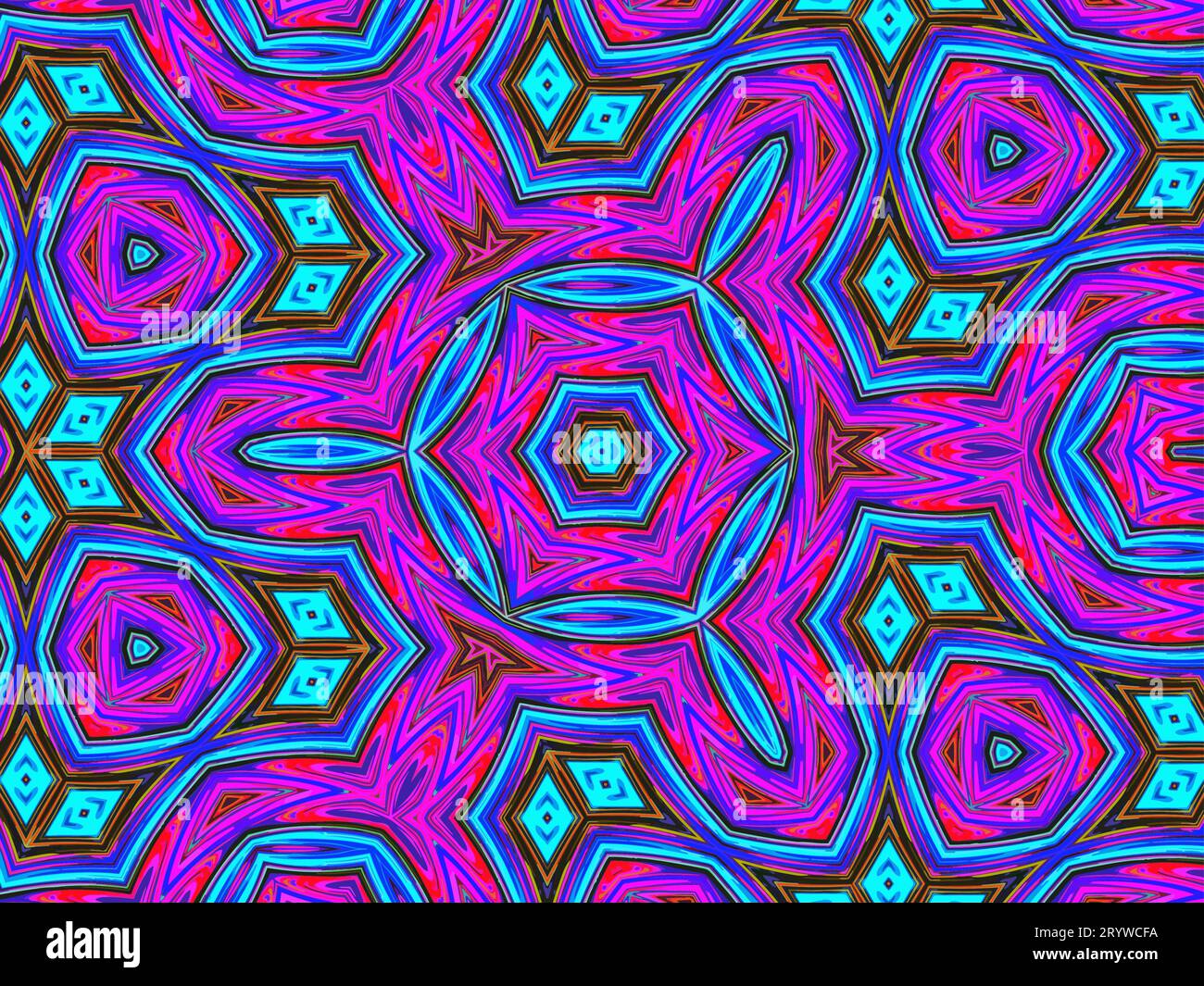 'A vibrant Abstract Kaleidoscope Art these art pieces capture striking and thought-provoking images that evoke emotions and stimulate the imagination' Stock Vector