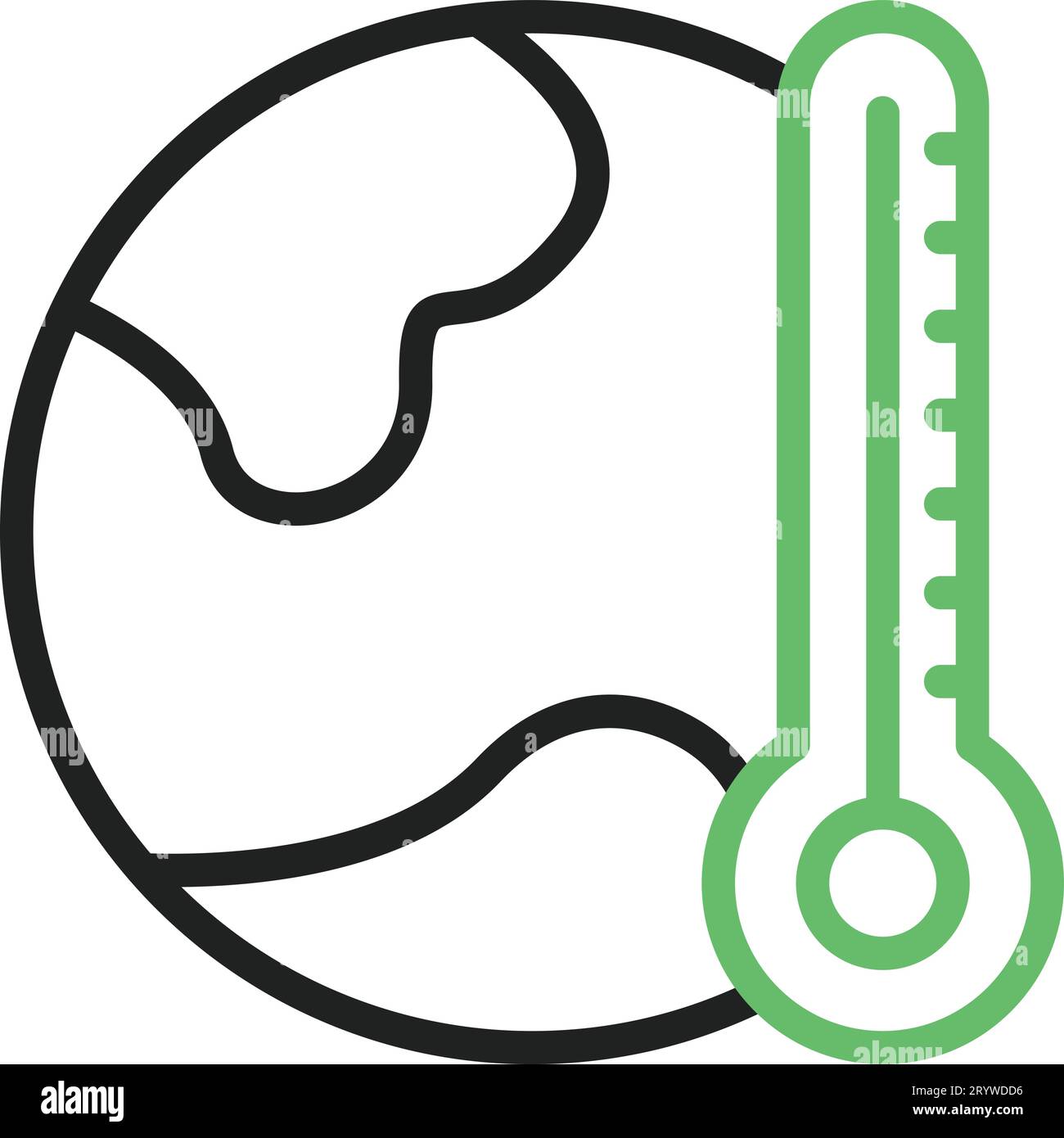Global Warming icon vector image Stock Vector Image & Art - Alamy