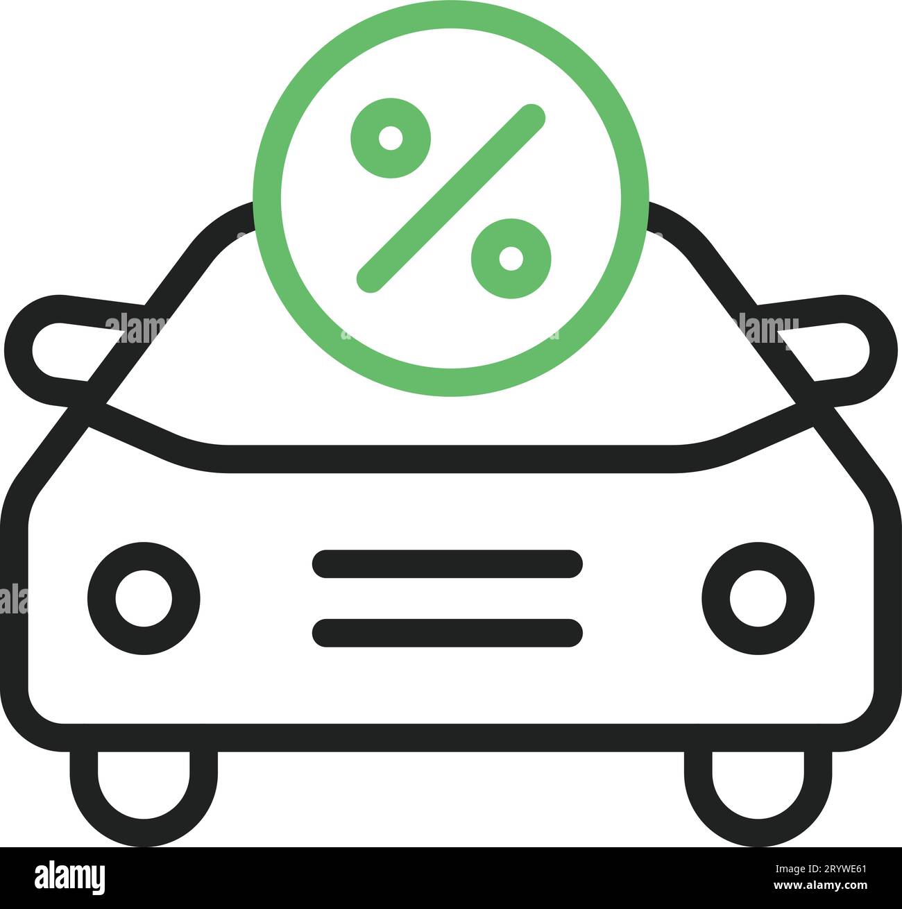 Car Loan icon vector image. Suitable for mobile application web application and print media. Stock Vector