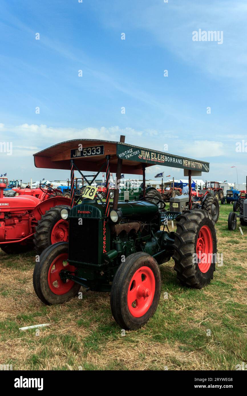 Fordson tractor. Cumbria Steam Gathering 2014 Stock Photo Alamy