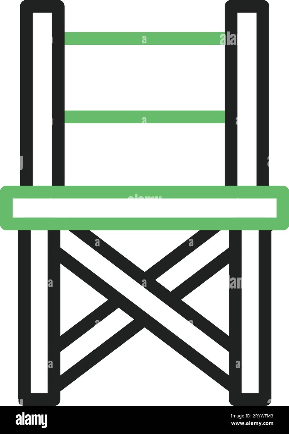 Camp Chair icon vector image Stock Vector Image & Art - Alamy