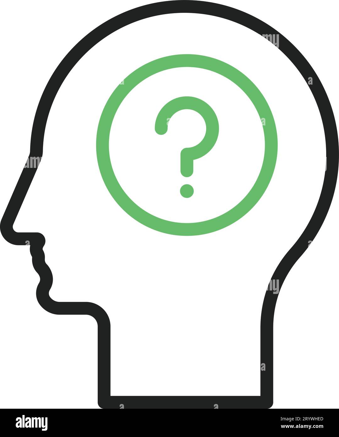 Doubt icon vector image. Suitable for mobile application web ...