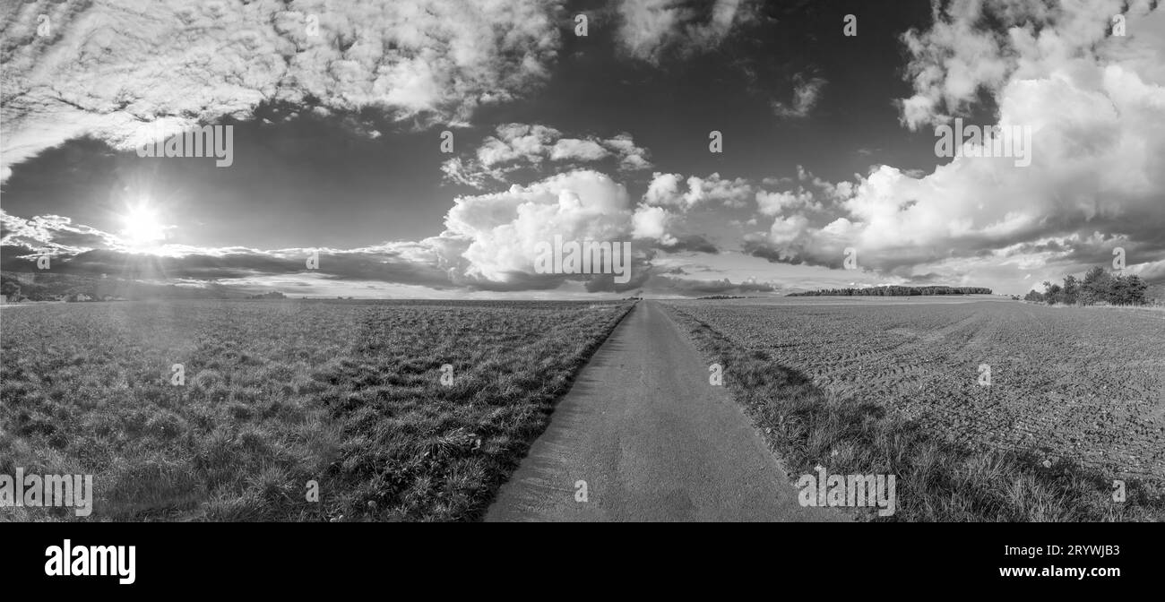 Bright and rural Black and White Stock Photos & Images - Alamy