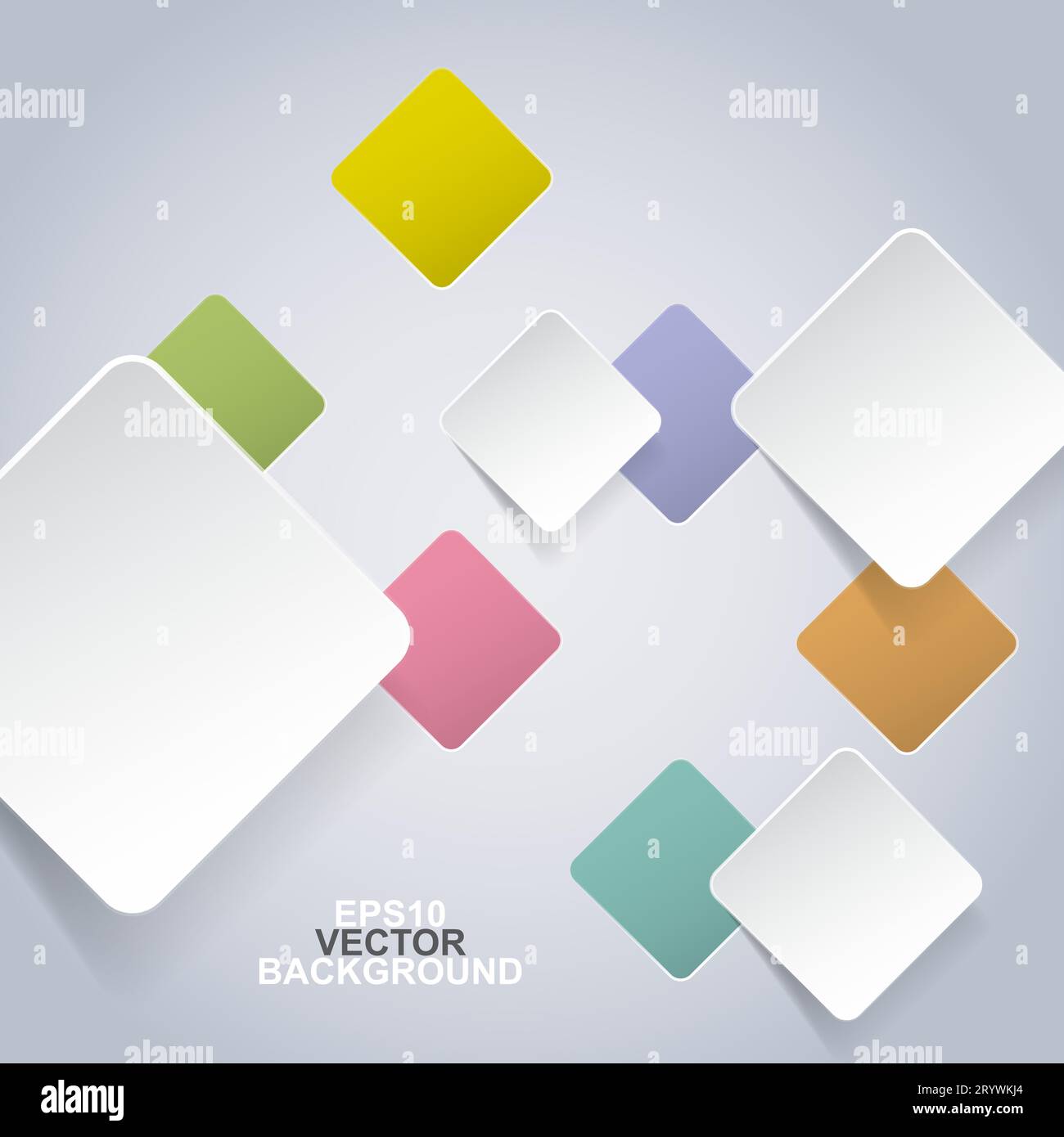Light grey minimal paper squares hi-res stock photography and images ...