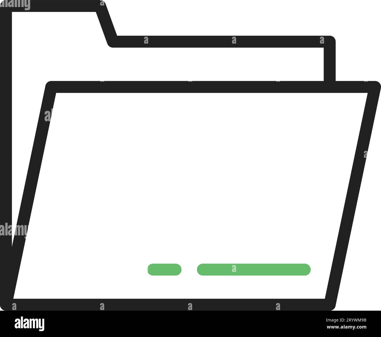 Folder icon vector image Stock Vector Image & Art - Alamy