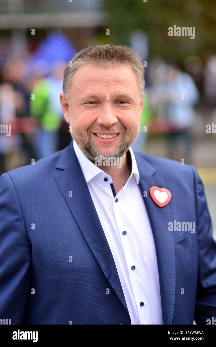 Poland flagman hi-res stock photography and images - Alamy