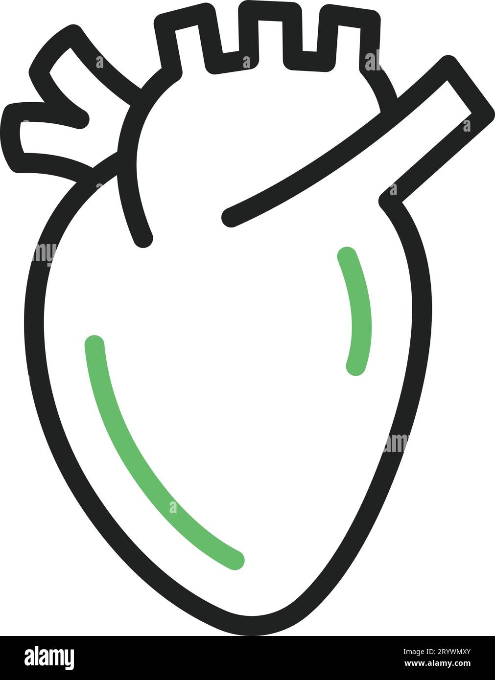 Heart icon vector image. Suitable for mobile application web ...
