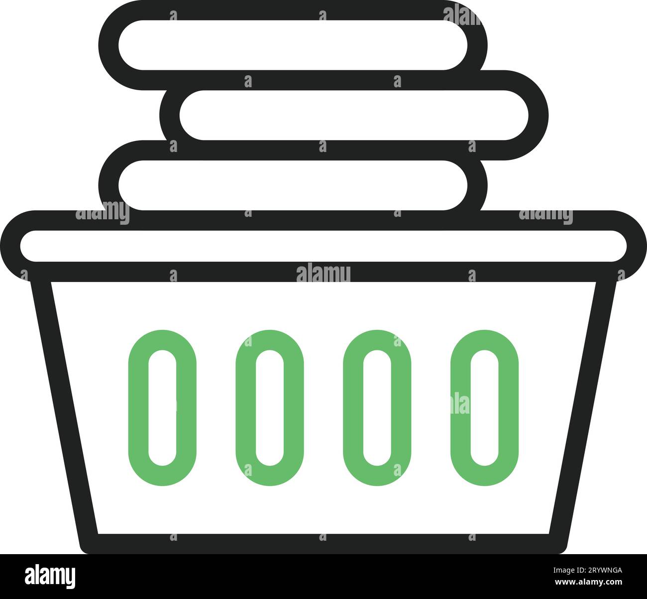 Laundry Basket icon vector image. Suitable for mobile application web ...