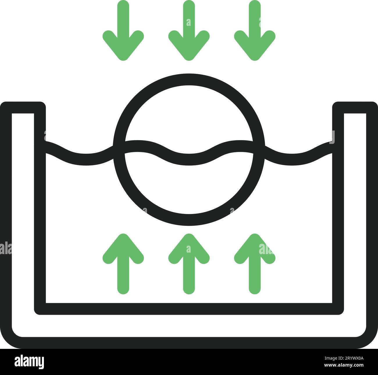 Density float Stock Vector Images - Alamy