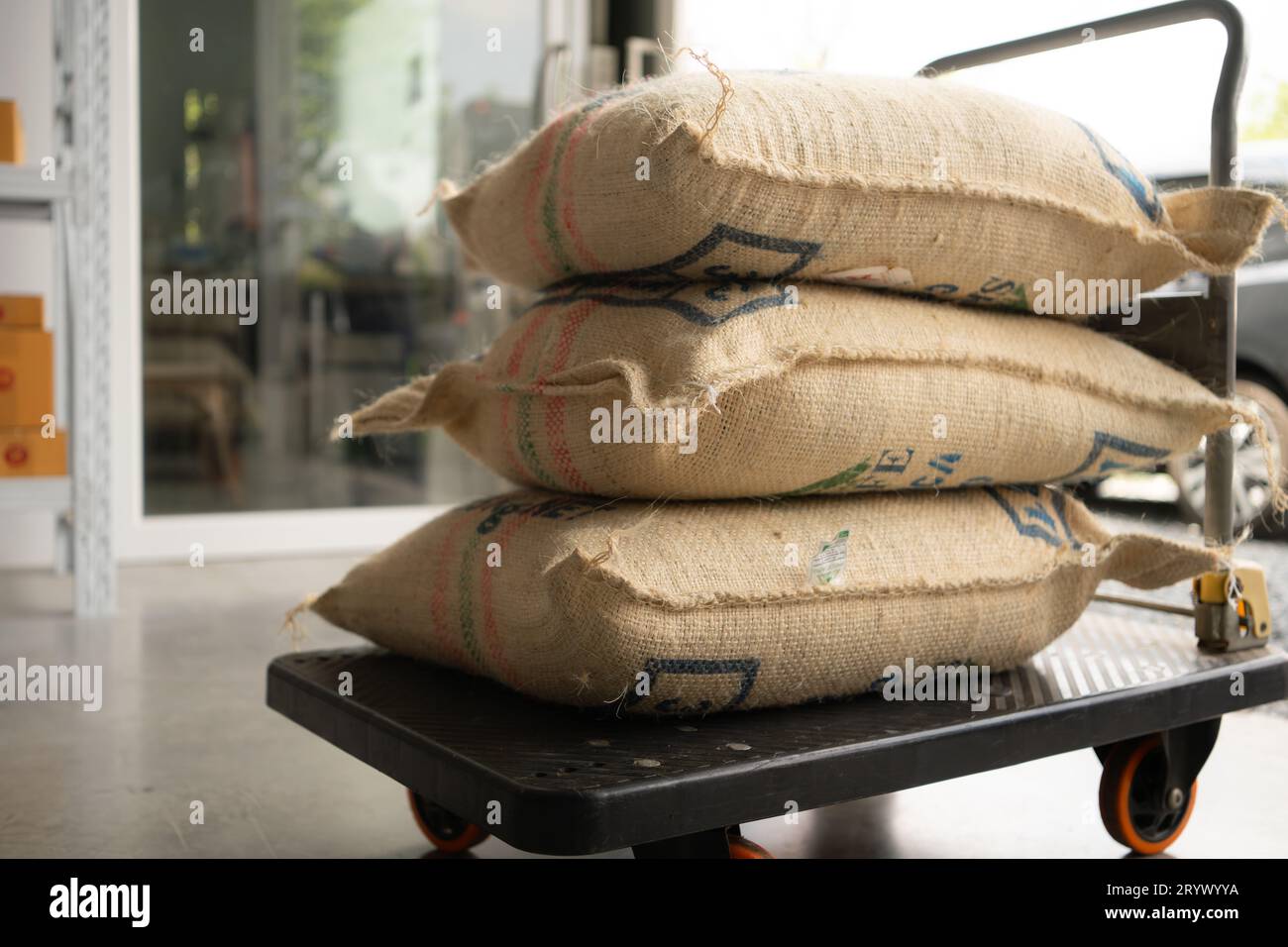 Starbucks burlap coffee bags deals
