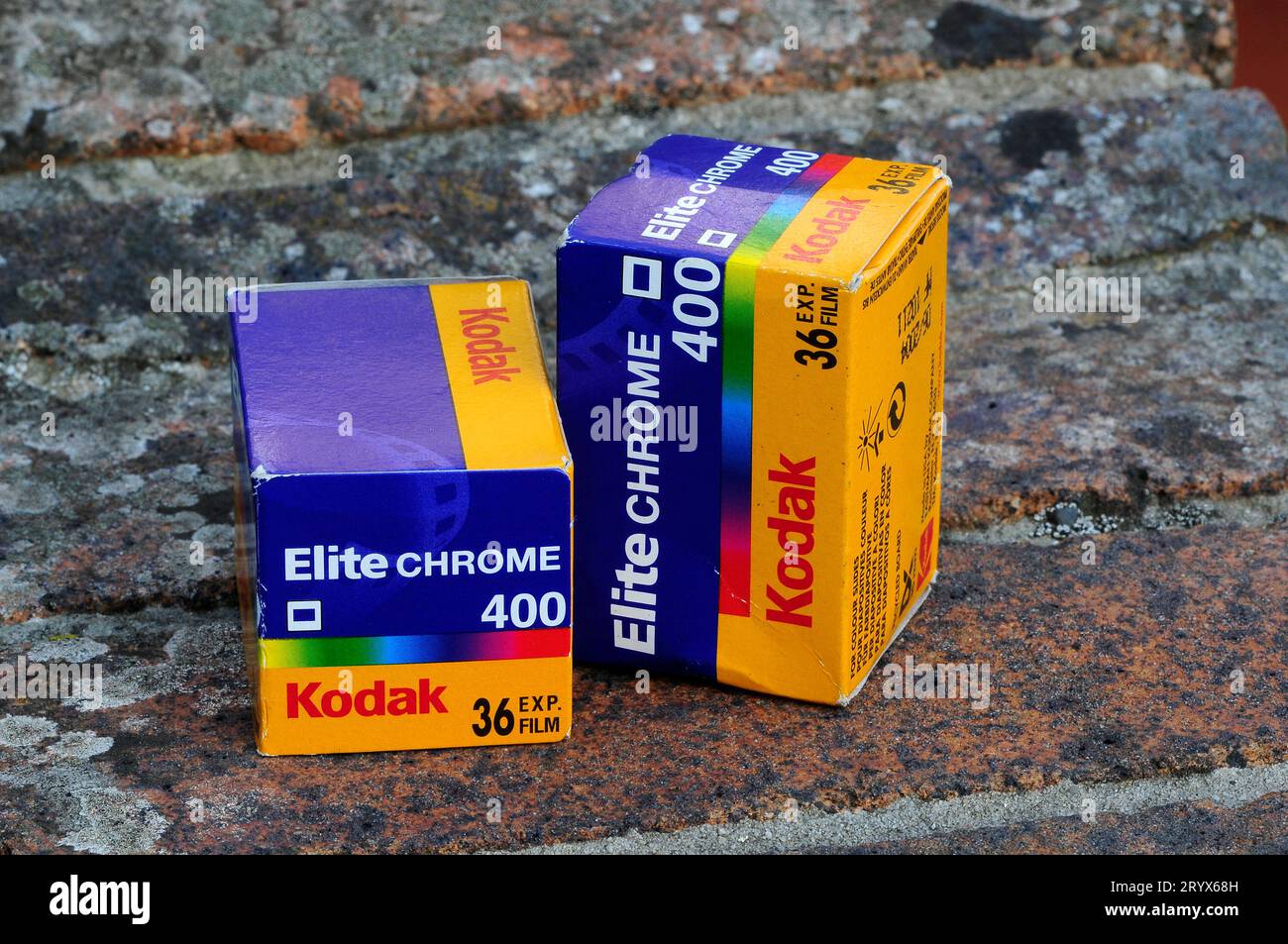 Vintage Kodak Elitecrome 35mm film Stock Photo Alamy
