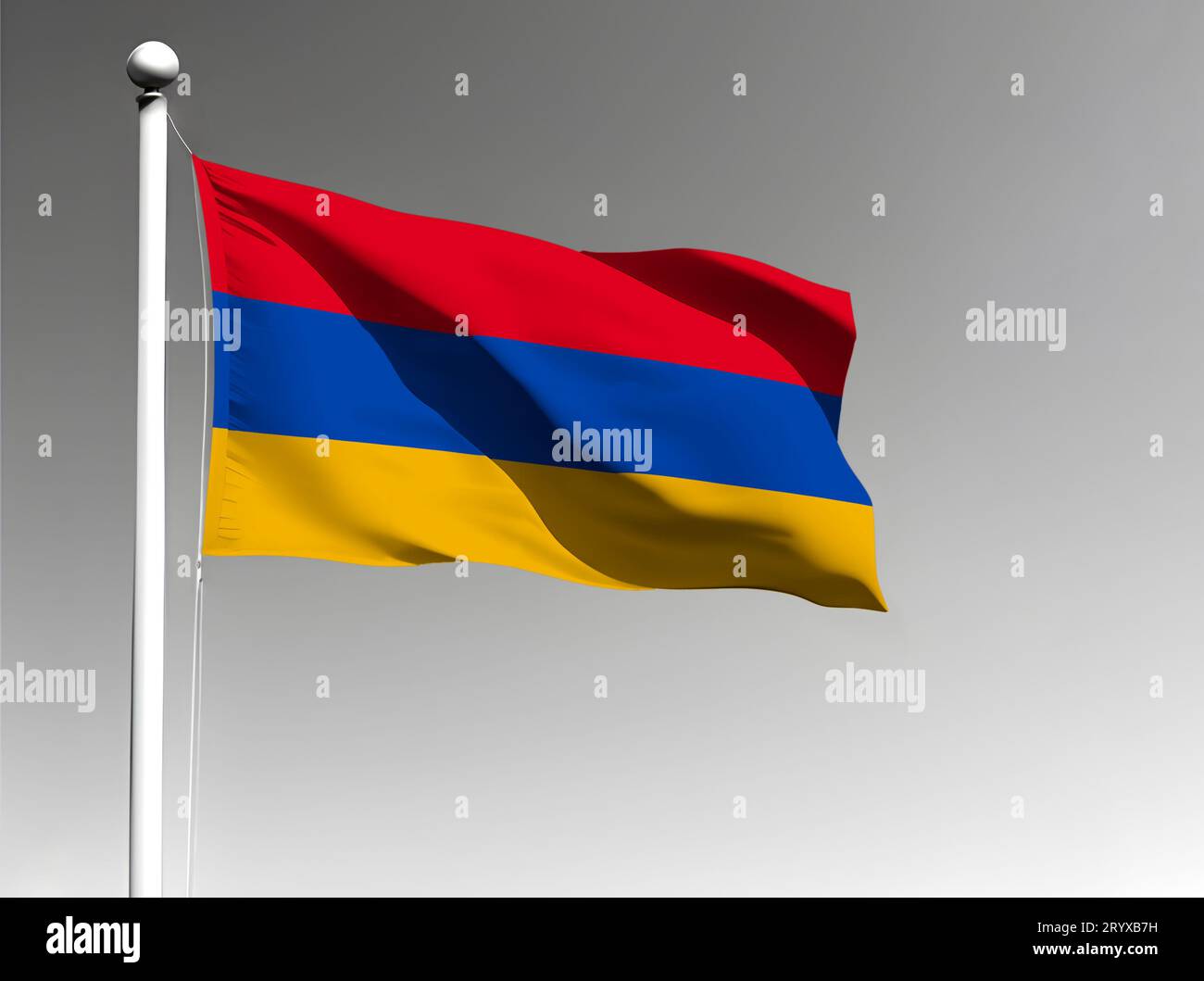 Fabric flag of the armenia hi-res stock photography and images - Alamy