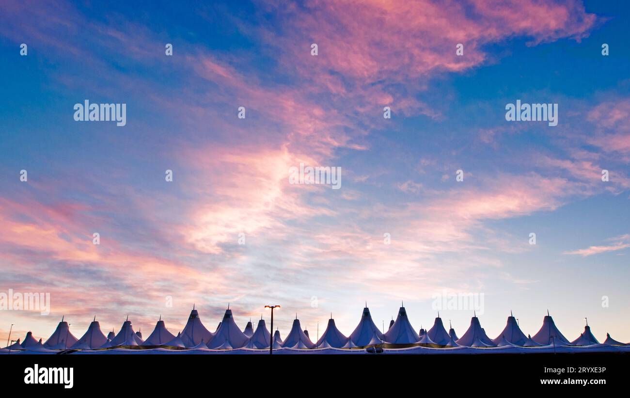 Denver International Airport Stock Photo