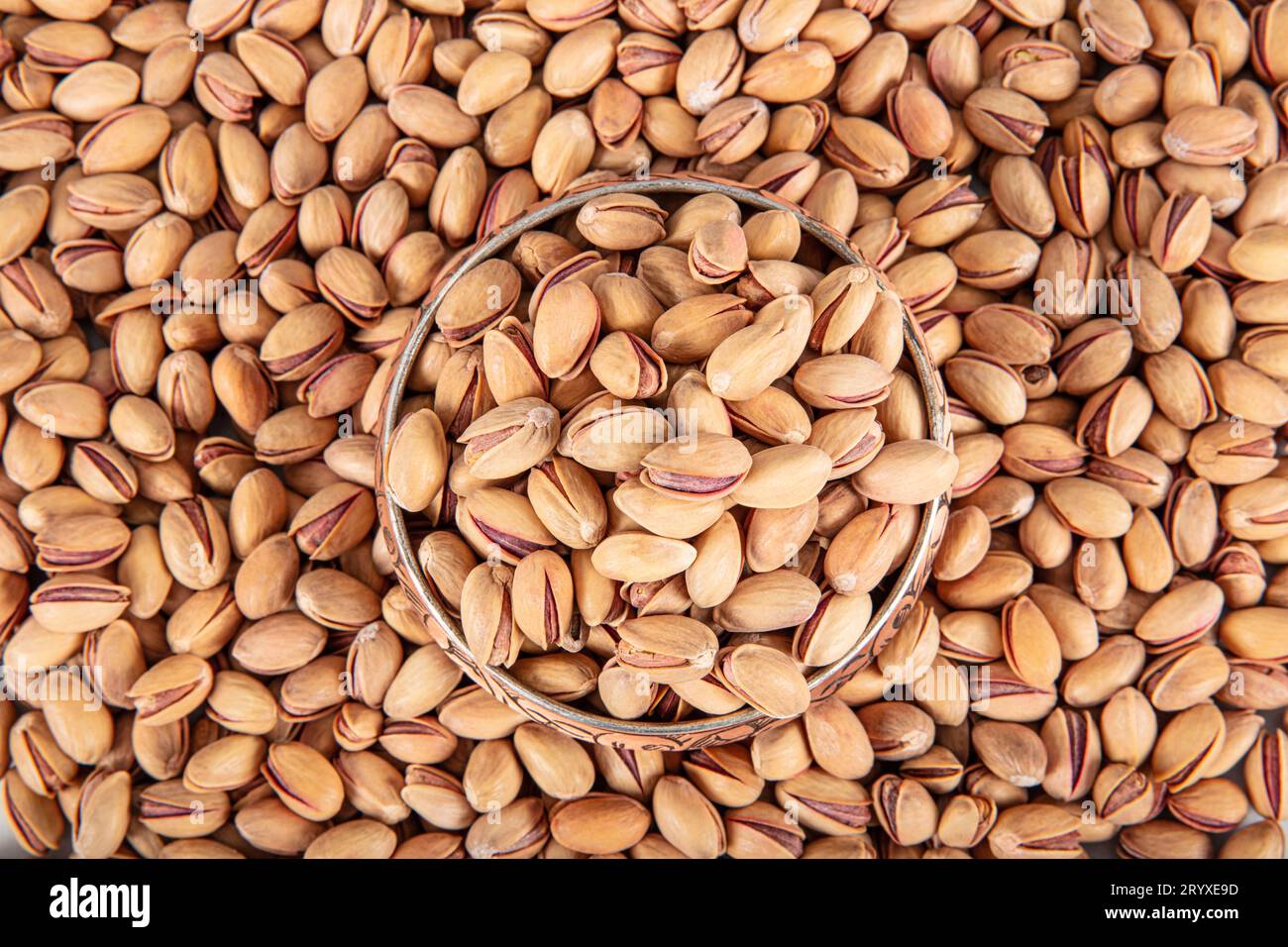 Pistachio texture. Hazelnut. Green fresh pistachios as texture. Peanuts