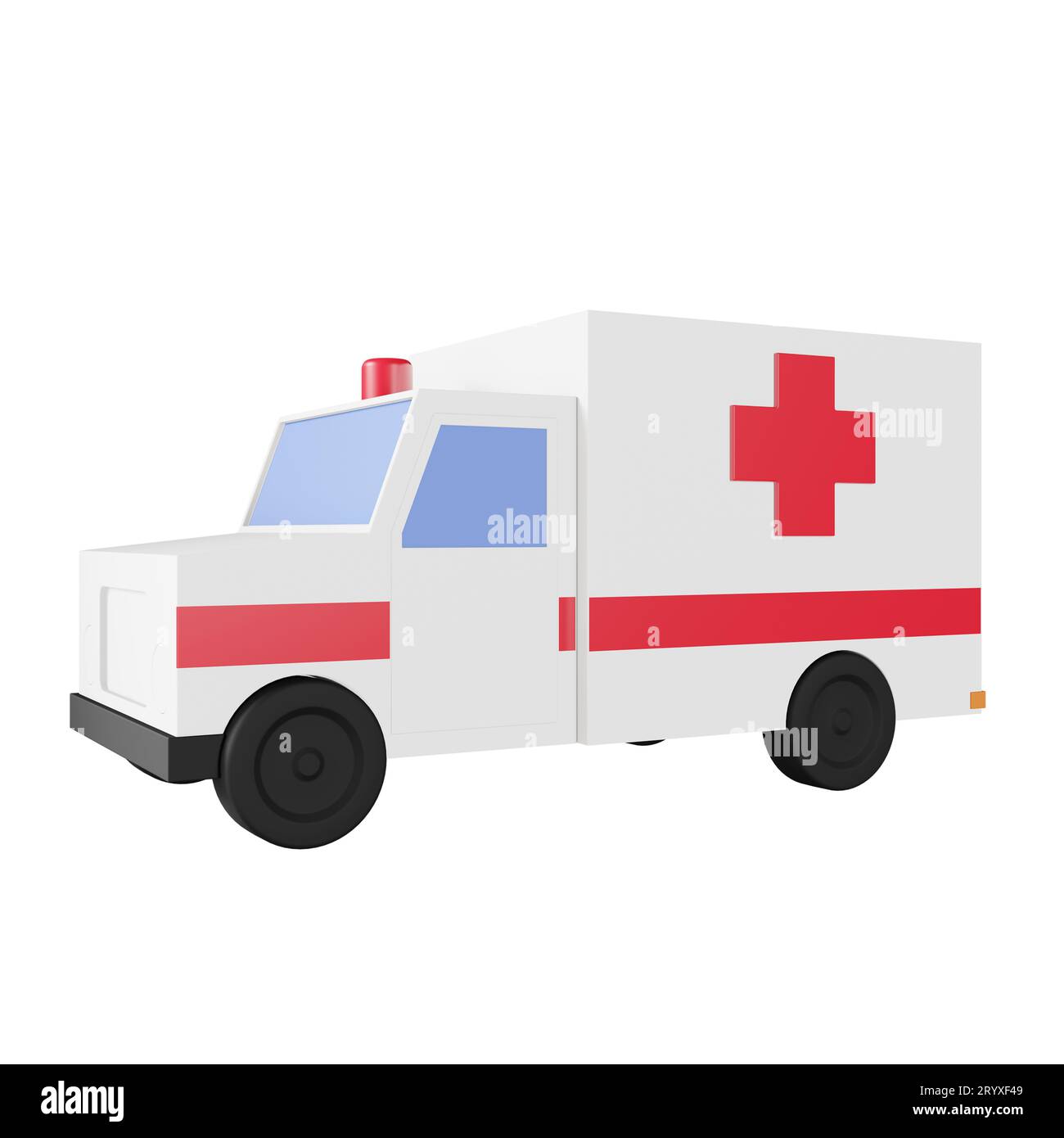 3d rendering of ambulance Stock Photo - Alamy
