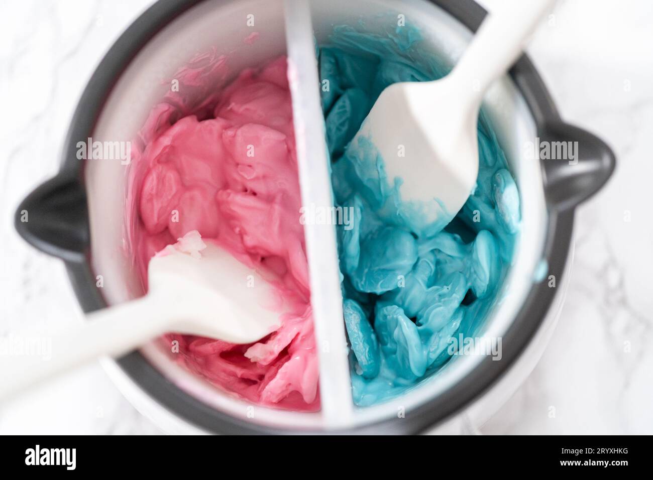 mermaid-themed-3-layer-vanilla-cake-stock-photo-alamy