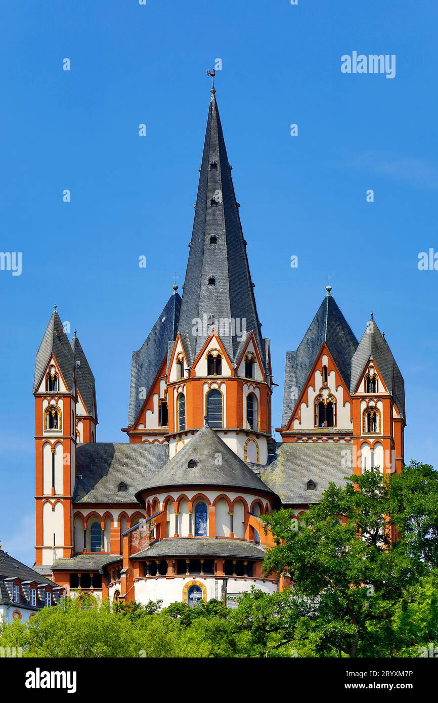 Limburg Cathedral of St. Georg, Limburg an der Lahn, Hesse, Germany, Europe Stock Photo