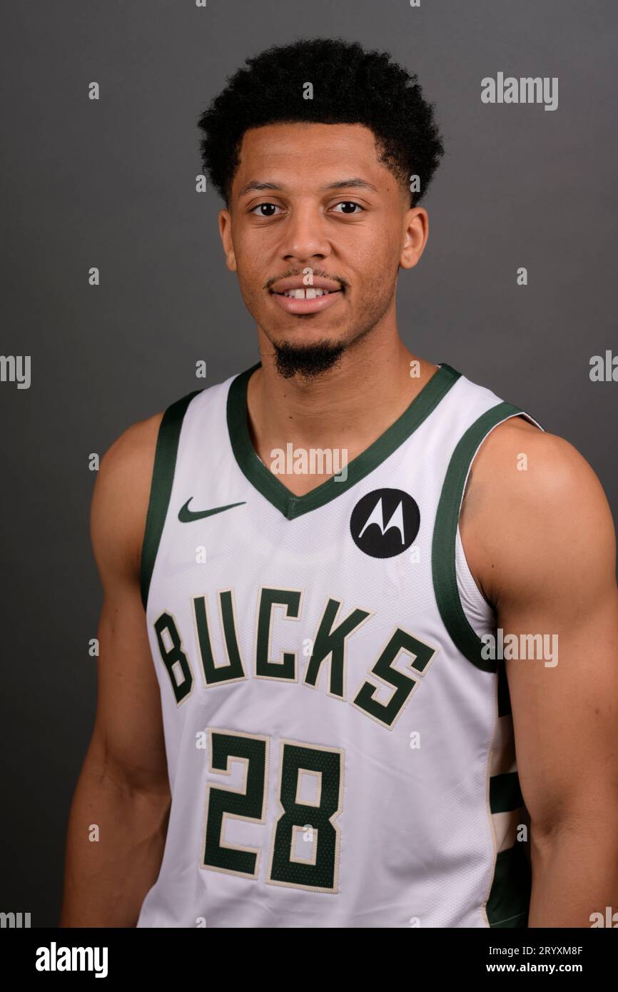 Milwaukee Bucks' Lindell Wigginton Poses For A Picture During The NBA ...