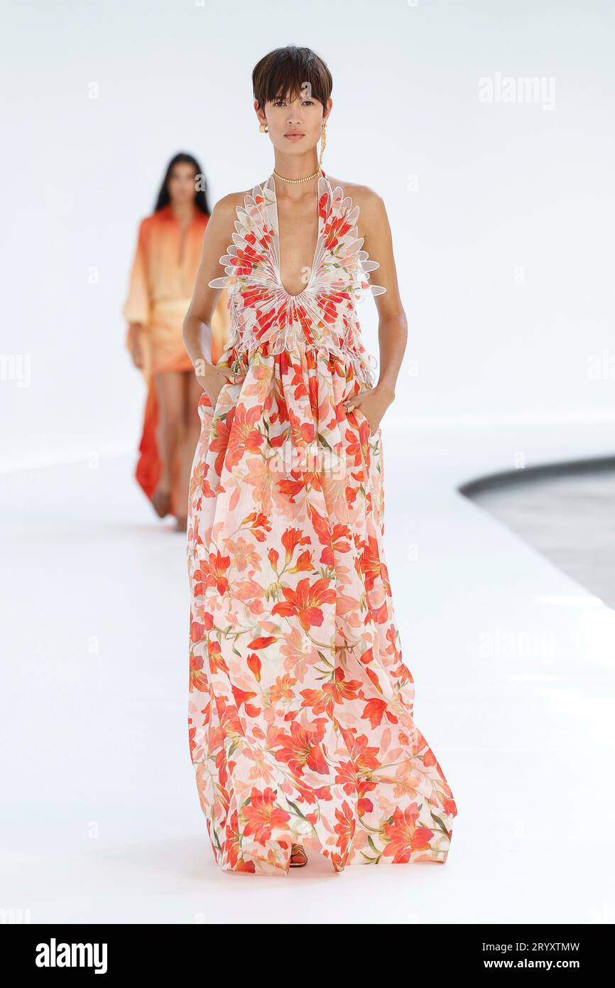 Paris, France. 02nd Oct, 2023. ZIMMERMANN Spring/Summer 2024 Runway ...