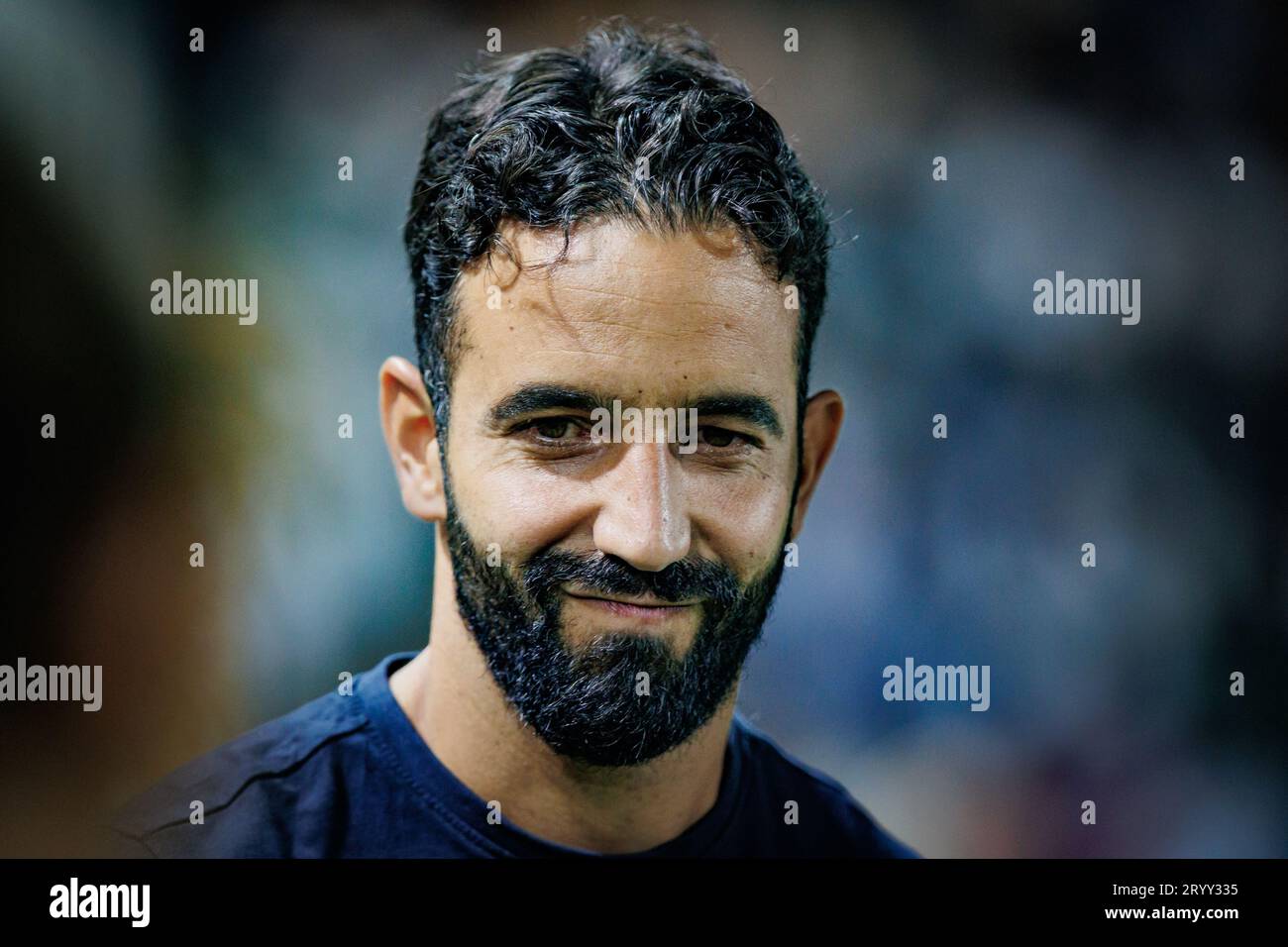 X during Liga Portugal Betclic 23/24 game between SC Farense and Sporting  CP at Estadio de Sao Luis, Faro. (Maciej Rogowski Stock Photo - Alamy