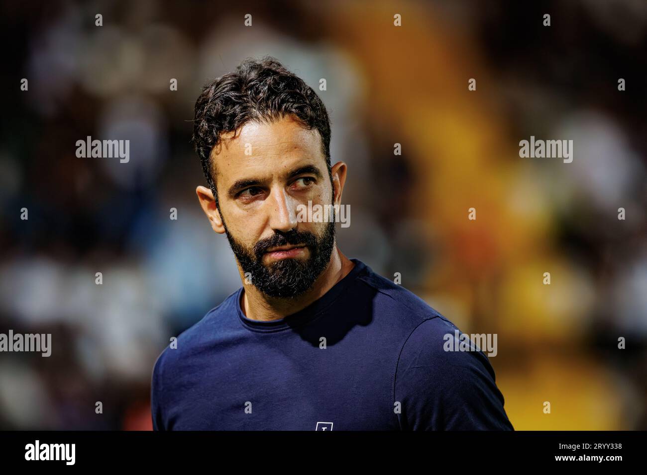 X during Liga Portugal Betclic 23/24 game between SC Farense and Sporting  CP at Estadio de Sao Luis, Faro. (Maciej Rogowski Stock Photo - Alamy