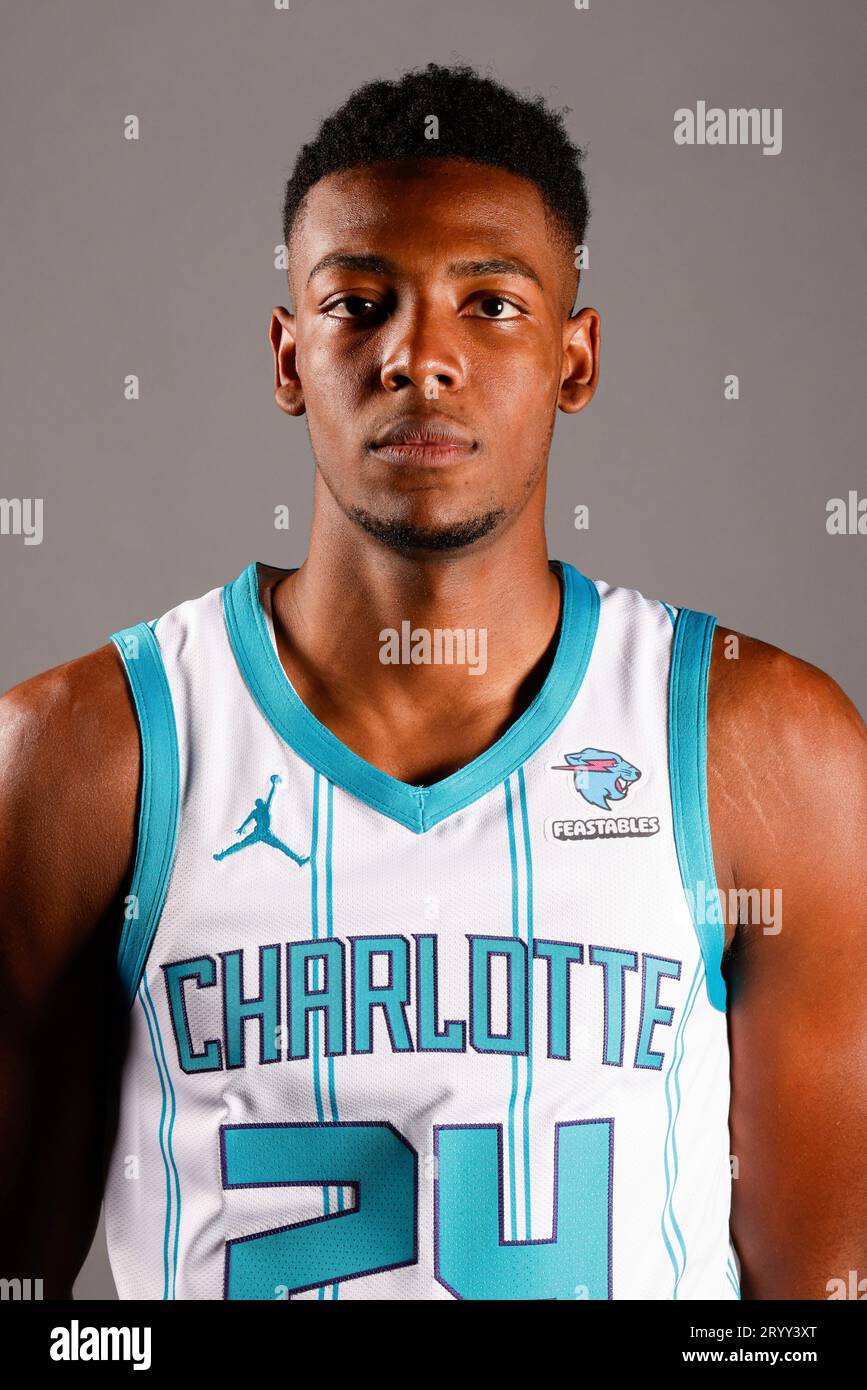 Charlotte Hornets forward Brandon Miller at the NBA basketball's