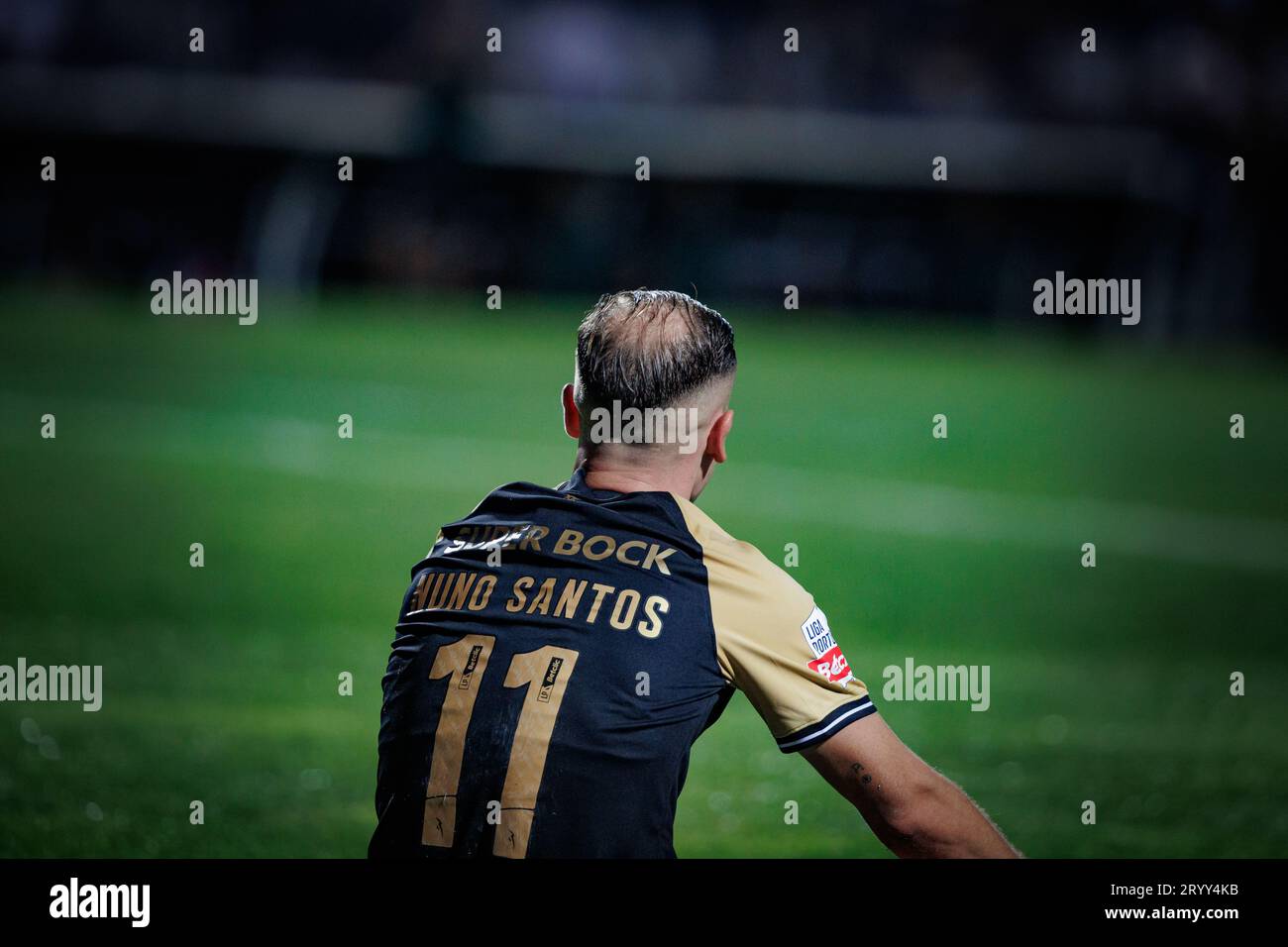 X during Liga Portugal Betclic 23/24 game between SC Farense and Sporting  CP at Estadio de Sao Luis, Faro. (Maciej Rogowski Stock Photo - Alamy