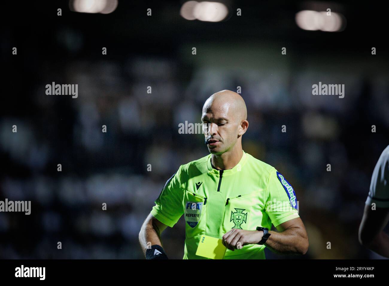 X during Liga Portugal Betclic 23/24 game between SC Farense and Sporting  CP at Estadio de Sao Luis, Faro. (Maciej Rogowski Stock Photo - Alamy