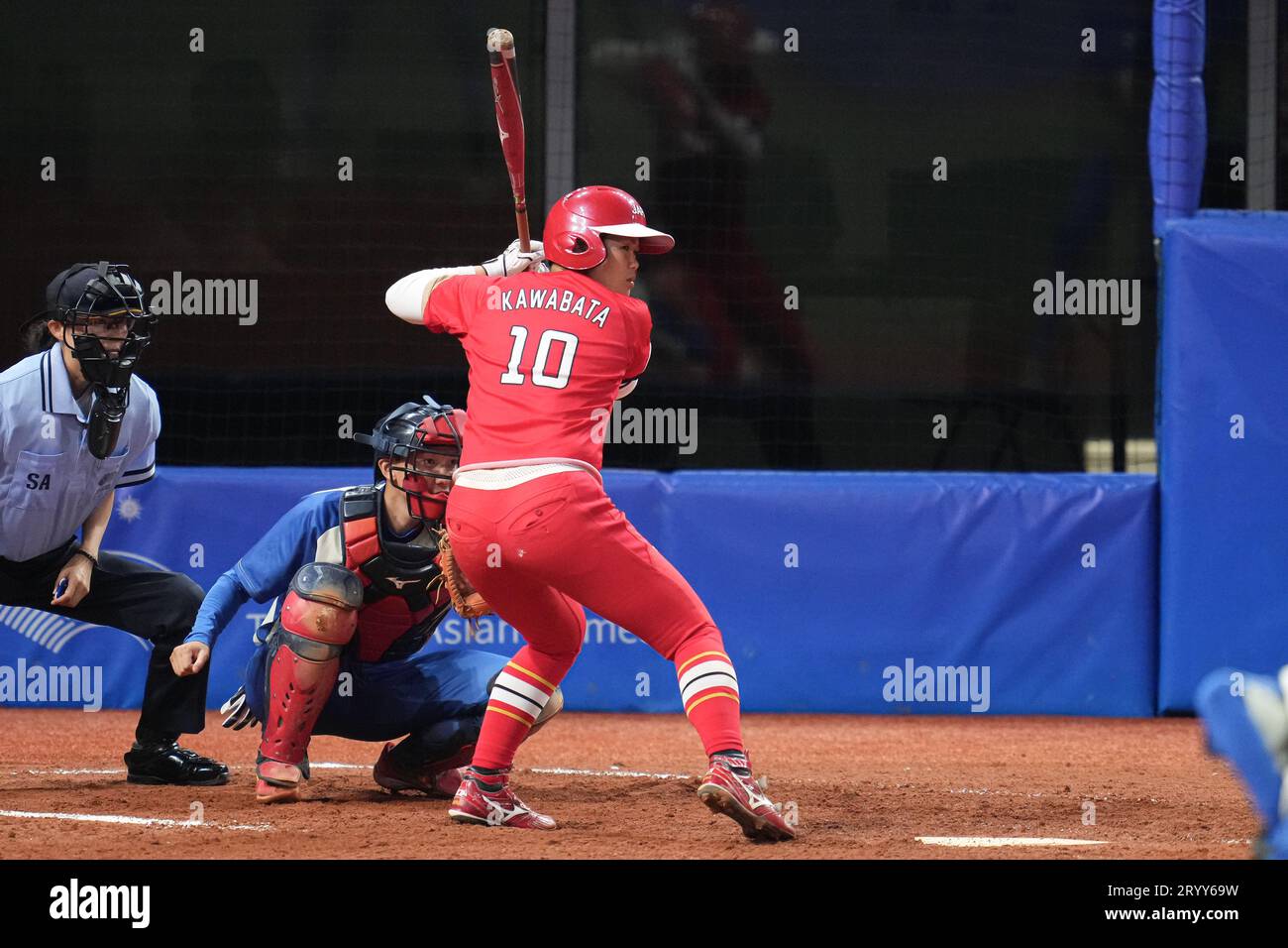 Shaoxing, China. 2nd Oct, 2023. Hitomi Kawabata (JPN) Softball : Women's  Final between Japan - China at Shaoxing Baseball and Softball Sports  Culture Center during the 2022 China Hangzhou Asian Games in
