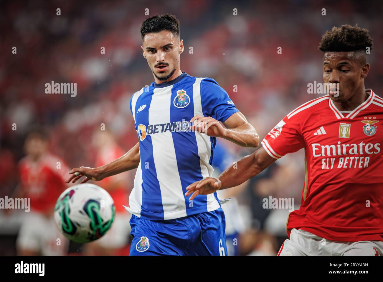 Ze Pedro during Liga Portugal Betclic 23/24 game between SL Benfica and FC  Porto at Estadio Da Luz, Lisbon. (Maciej Rogowski Stock Photo - Alamy