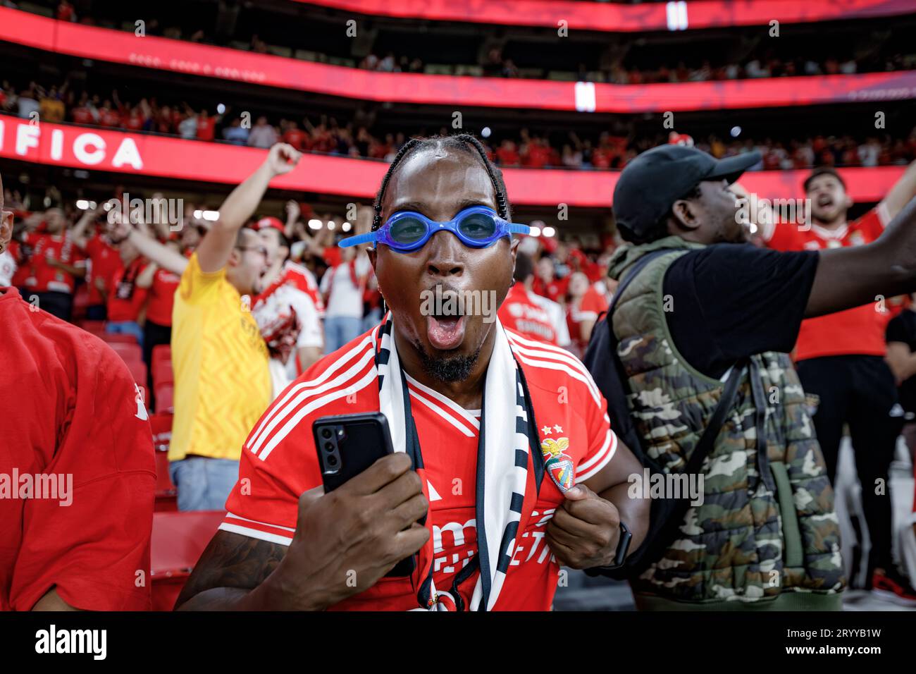 Ze Pedro during Liga Portugal Betclic 23/24 game between SL Benfica and FC  Porto at Estadio Da Luz, Lisbon. (Maciej Rogowski Stock Photo - Alamy