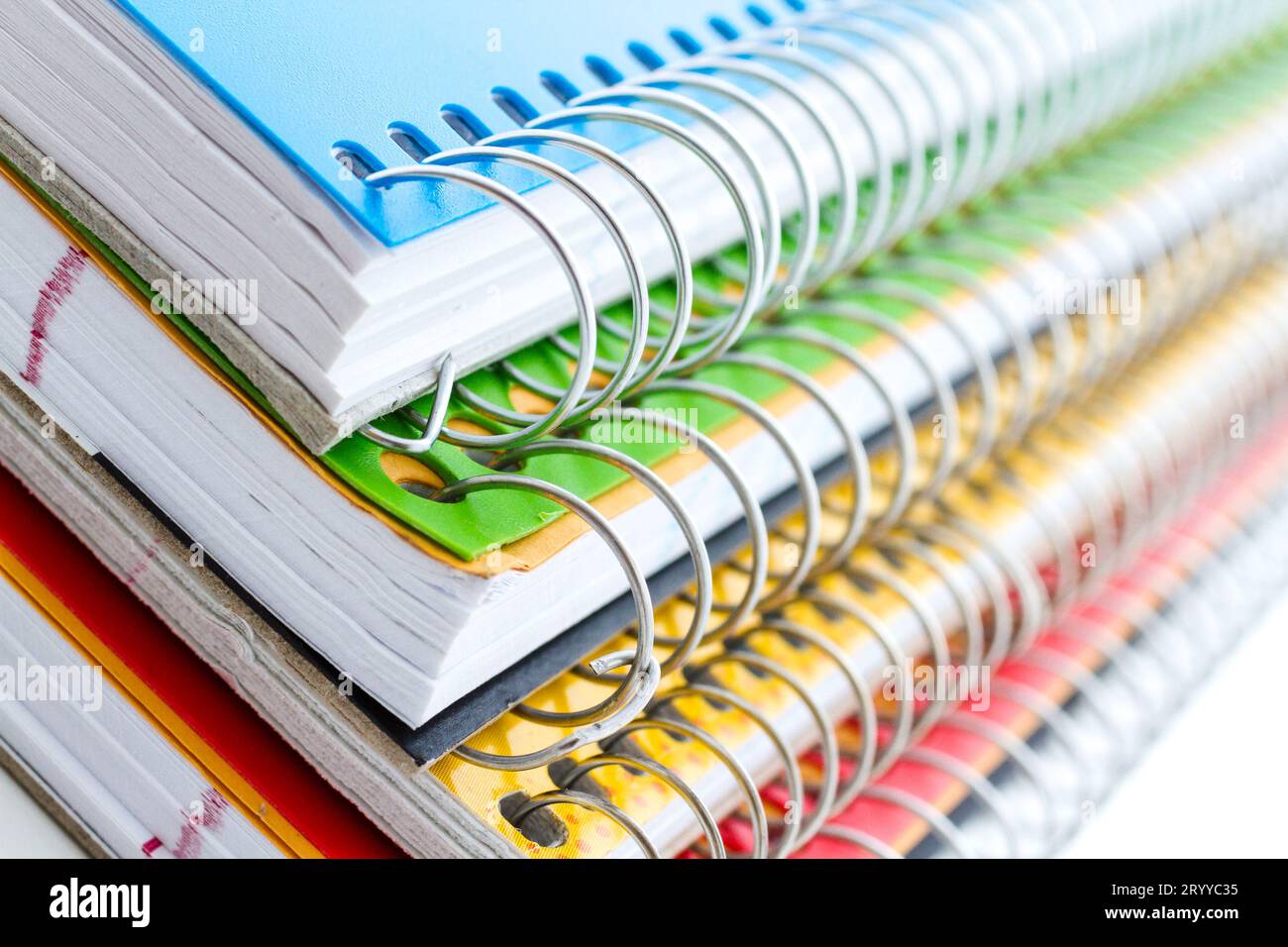 Stack notebooks school supplies hi-res stock photography and images - Alamy
