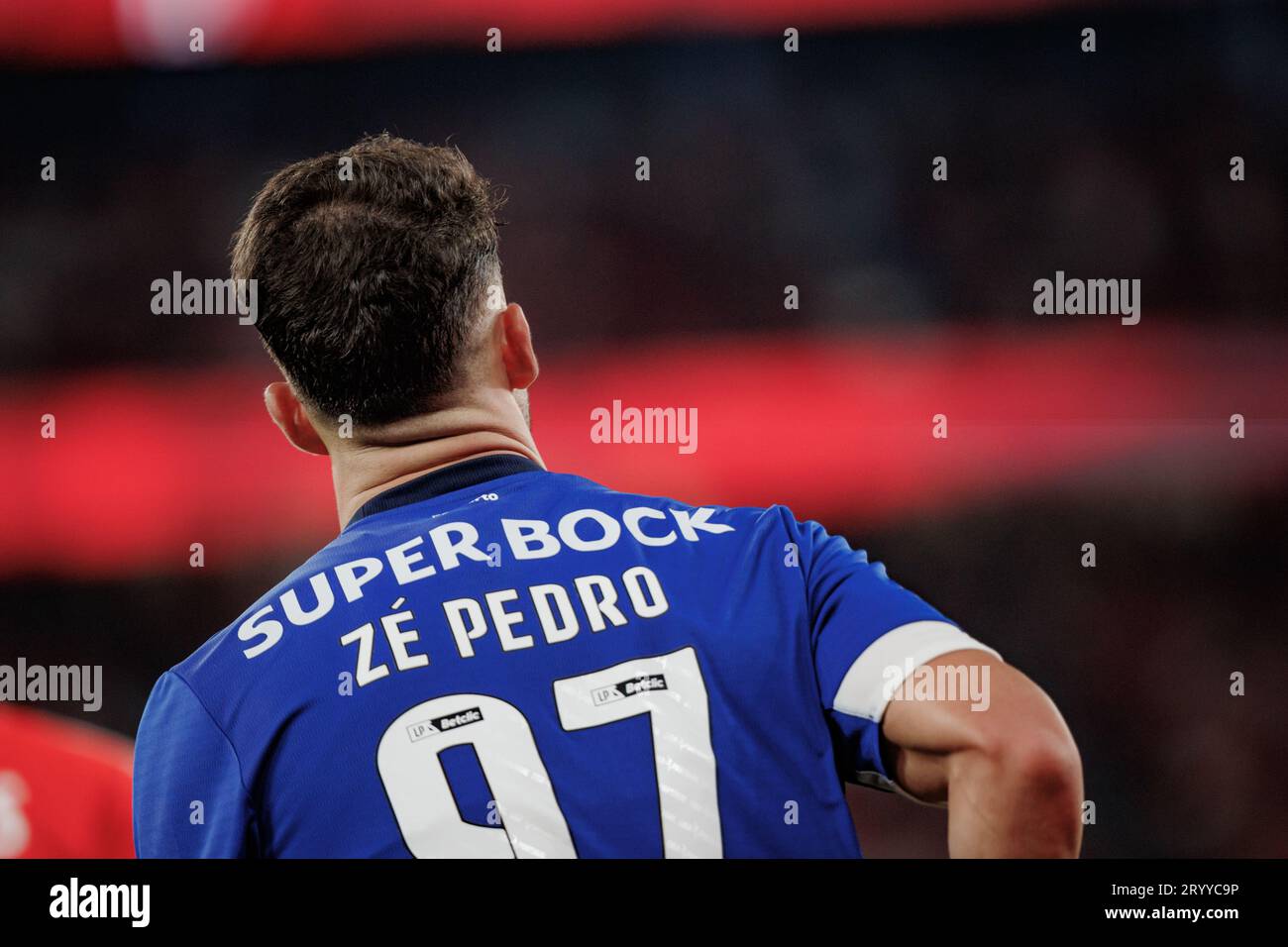 Ze Pedro during Liga Portugal Betclic 23/24 game between SL Benfica and FC  Porto at Estadio Da Luz, Lisbon. (Maciej Rogowski Stock Photo - Alamy