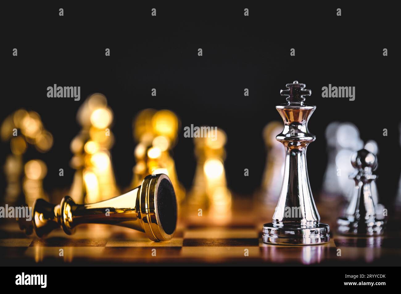 Black chess king, finial, glass, crown HD phone wallpaper