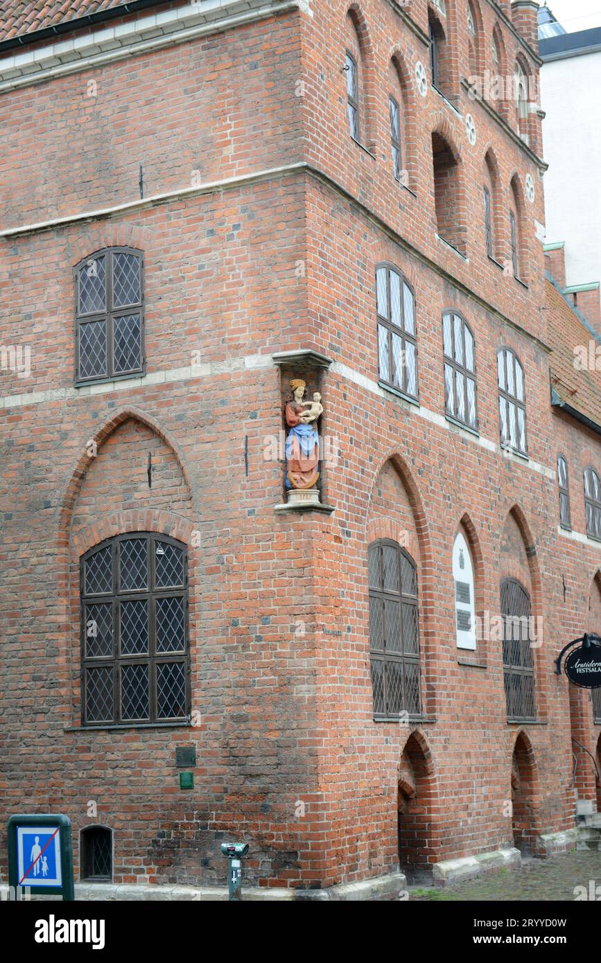 The beautiful 16th century Jörgen Kock's house in Malmö, Sweden. Stock Photo